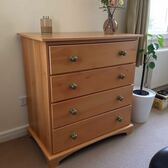 Chest of drawers, well used