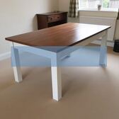 Dining table, boxed