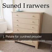 Chest of drawers, well used