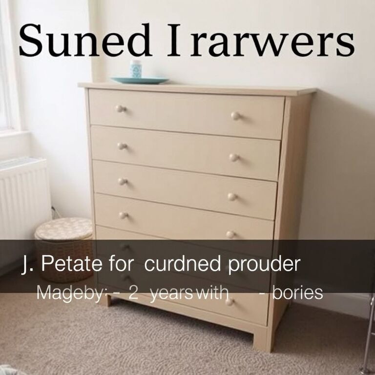 Chest of drawers, well used — view 1