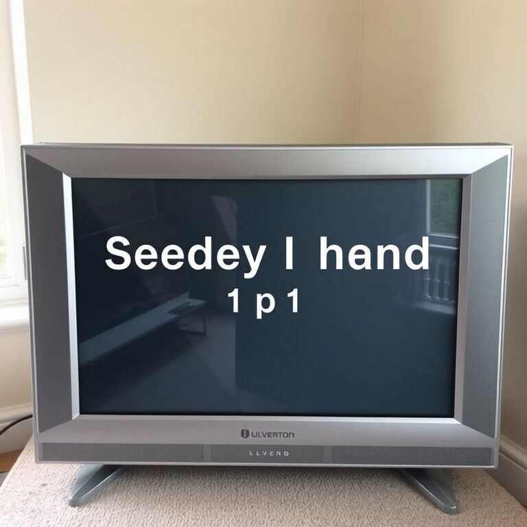 Television, well used — view 1