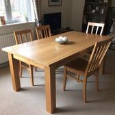 Dining table, boxed