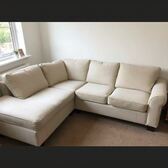 Corner sofa, well used