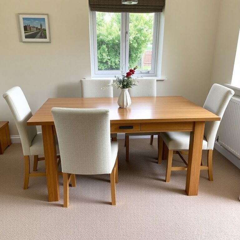 Dining table, boxed &mdash; view 1