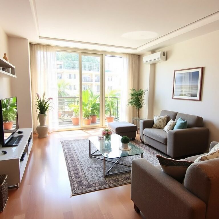 Garden apartment, Riverside — view 1
